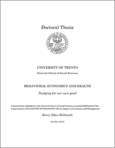 Phd Thesis Behavioral Economics